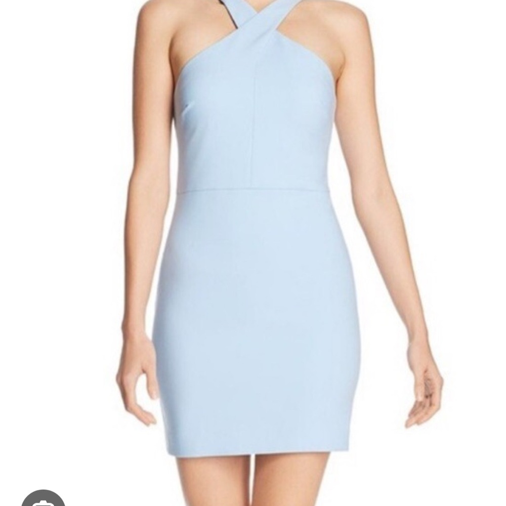 Likely Carolyn Sheath Light Blue Dress Size 4
